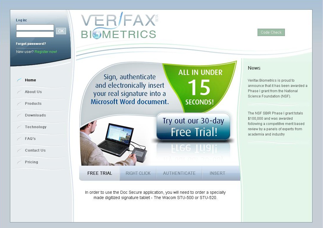 Verifax Biometrics